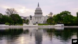 资料照片:美国国会大厦。