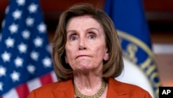 资料照:美国国会众议院议长佩洛西