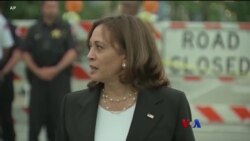 Highland Park ပစ်ခတ်မှု ဖြစ်ပွားရာနေရာ ဒုသမ္မတ သွားရောက်  Highland Park ပစ်ခတ်မှု ဖြစ်ပွားရာနေရာ ဒုသမ္မတ သွားရောက်