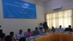 ရွေးကောက်ပွဲကော်မရှင်နဲ့ အရပ်ဖက်လူမှုအဖွဲ့အစည်းများ ပူးတွဲလုပ်တဲ့ သတင်းစာရှင်းလင်းပွဲ ရွေးကောက်ပွဲကော်မရှင်နဲ့ အရပ်ဖက်လူမှုအဖွဲ့အစည်းများ ပူးတွဲလုပ်တဲ့ သတင်းစာရှင်းလင်းပွဲ