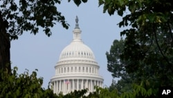 资料照片:美国国会大厦。