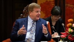 美国商会执行副会长薄迈伦在北京中南海会晤中国官员(路透社2019年9月10日)