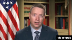 时任白宫副国安顾问的博明谈中国与世界其它国家的关系(白宫资料照)