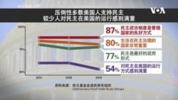 报告:大部分美国人支持民主 但一些迹象令人担忧 报告:大部分美国人支持民主 但一些迹象令人担忧