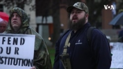 VOA英语视频: 为自由而战:美国人抗议政府封城措施 VOA英语视频: 为自由而战:美国人抗议政府封城措施