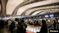 日本大阪关西机场一角 (资料照片)