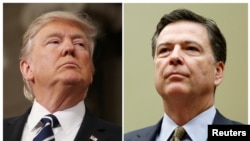 အမေရိကန်သမ္မတ Donald Trump နဲ့ FBI ညွှန်ကြားရေးမှူး James Comey