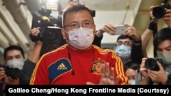 资料照:香港记者协会主席陈朗升