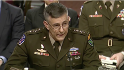 美军非洲司令部司令汤森上将2020年1月30日在国会作证(国会视频截图)