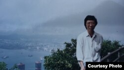 吴仁华90年在香港(吴仁华提供）