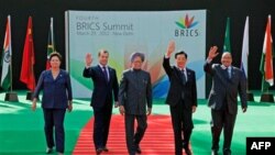 Лідери країн блоку BRICS на саміті у Делі