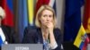 Прем'єрка Естонії Кая Каллас під час мирного саміту у Швейцарії, 16 червня 2024. Urs Flueeler/Pool via REUTERS