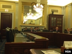 国会听证讨论中国人权(美国之音 杨晨拍摄)