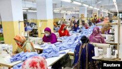 ဘင်္ဂလားဒေ့ရှ်နိုင်ငံ ဒါကာမြို့က အထည်ချုပ်စက်ရုံတခု