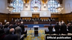 ပါကစ္စတန်နှင့် အိန္ဒိယကြား ICJ တွင် တရားရင်ဆိုင်သည့် မြင်ကွင်းတခု။ (ဇူလိုင် ၁၇၊ ၂၀၁၉) (ဓာတ်ပုံ - ICJ)