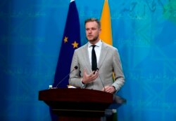 资料照L立陶宛外交部长兰斯伯吉斯