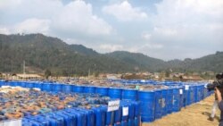 မြန်မာဘက်ပို့မယ့် မူးယစ်ကုန်ကြမ်း တန်(၈၀၀)ကျော် မဲဆောက်မှာ ဖမ်းမိ မြန်မာဘက်ပို့မယ့် မူးယစ်ကုန်ကြမ်း တန်(၈၀၀)ကျော် မဲဆောက်မှာ ဖမ်းမိ