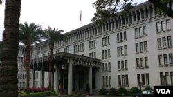 台湾外交部(美国之音申华 拍摄)