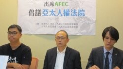 台公民团体盼蔡英文总统出席APEC首脑峰会 倡议成立亚太人权保障机制 台公民团体盼蔡英文总统出席APEC首脑峰会 倡议成立亚太人权保障机制