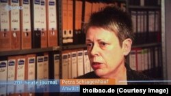 Bà Petra Schlagenhauf, nữ luật sư người Đức của ông Trịnh Xuân Thanh.