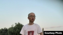 胡佳 2014年8月在北京(来自胡佳的推特 )