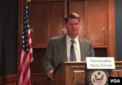 智库“2049项目”首席执行官薛瑞福(美国之音叶林拍摄)