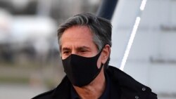 美国国务卿布林肯2021年5月2日抵达伦敦访问(路透社 )