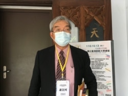 台湾财讯杂志社长谢金河(陈筠摄)