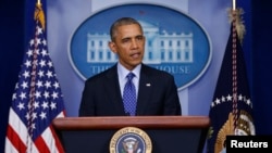 美国总统奥巴马6月19日在白宫谈伊拉克危机