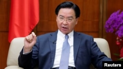 资料照:台湾外交部长吴钊燮