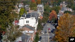 宾州的贝尔丰特小镇。(2024年10月18日)