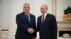 Прем'єр-міністр Угорщини Віктор Орбан зустрічається з президентом Росії Владіміром Путіним у Кремлі, 5 липня 2024. Photo by VIVIEN CHER BENKO / HUNGARIAN PRIME MINI