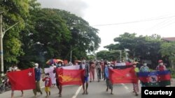 ကလေးမြို့က ဆန္ဒပြပွဲ (၇၊၈၊၂၀၂၁) (ဓာတ်ပုံ - CJ)