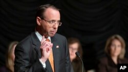 Застуник міністра юстиції США Род Розенстін