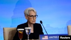 资料照片: 美国副国务卿温迪·谢尔曼.