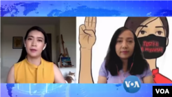 မအိသန့်စင် (VOA) နှင့် အမျိုးသမီးအခွင့်အရေး လှုပ်ရှားသူ မခင်လေး