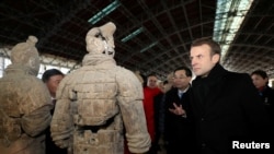 法国总统马克龙访华:国事商事文化事(21图)