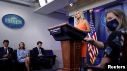 အိမ်ဖြူတော် ပြန်ကြားရေး တာဝန်ရှိသူ Kayleigh McEnany သတင်းစာရှင်းလင်း