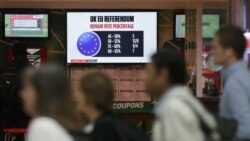 EU က ဗြိတိန် နှုတ်ထွက်မှု ဥရောပရောက် မြန်မာတချို့အမြင် EU က ဗြိတိန် နှုတ်ထွက်မှု ဥရောပရောက် မြန်မာတချို့အမြင်