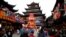 上海豫园人们喜庆猪年（2019年1月31日路透社）