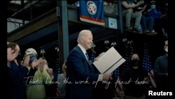 Tổng thống Hoa Kỳ Joe Biden loan báo tái tranh cử vào ngày 25/4/2023.