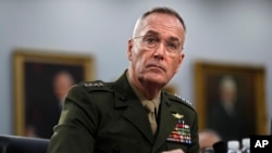 资料照:邓福德将军出席众议院的一次预算听证会。(2019年5月1日)