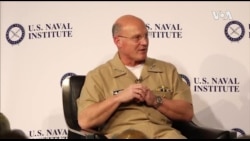 美国海军作战部长迈克尔·吉尔代上将(Admiral Michael Gilday)称要有短期内与中国发生冲突的心态 美国海军作战部长迈克尔·吉尔代上将(Admiral Michael Gilday)称要有短期内与中国发生冲突的心态