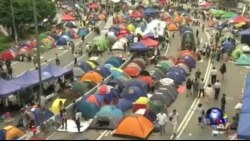 学联发起广场投票 向政府施压 学联发起广场投票 向政府施压