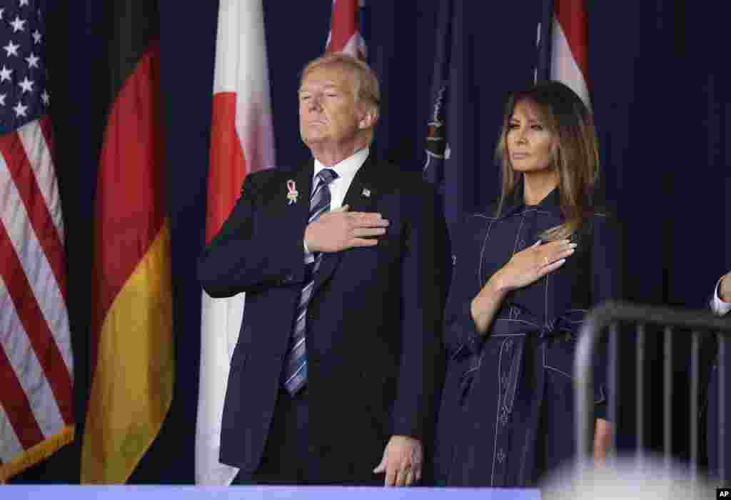 Tổng thong Donald Trump và Đệ nhất phu nhân Melania Trump tham gia vào lễ tưởng nhiệm chuyến bay 93 ở Shanksville, bang Pennsylvania vào ngày 11/9 năm 2018