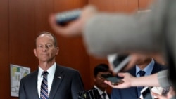 美国国务院负责东亚和太平洋事务的助理国务卿史达伟(David Stilwell) 2019年7月17日访问韩国首尔(美联社)