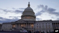 资料照片:美国国会大厦。