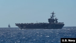 罗斯福号航空母舰在菲律宾海执勤(美国海军2020年2月29日)