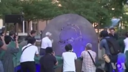 刘晓波雕像台北揭幕 刘晓波雕像台北揭幕