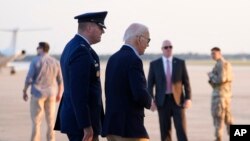 သမ္မတဘိုင်ဒင် မုန်တိုင်းသင့် ဖလော်ရီဒါပြည်နယ်သို့ သွားရောက်စစ်ဆေးဖို့ ထွက်ခွါ